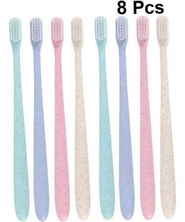 Buy Gatuida 8-Piece Travel Toothbrush Set - Portable Hanging Design with Caps - Ideal for Couples | International Shipping Available - Buy Online on GoSupps.com