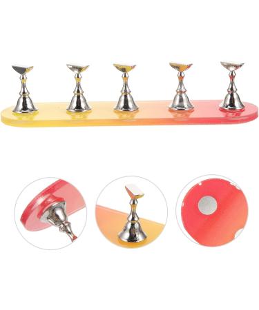 minkissy 5 Sets Nail Practice Holder Nail Display Stand Nail Rest Practice Nail Stand Nail Art Display Rack Decor Fake Nails Nail Display for Nail Art Manicure Nail Stands Beauty Nail Racks - Buy Online on GoSupps.com