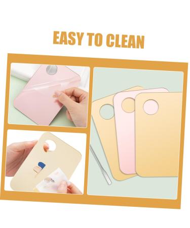 Didiseaon 3 Sets Makeup Palette Tools - Acrylic Foundation Blending & Mixing Palette for Professional Cosmetic Application - Buy Online on GoSupps.com