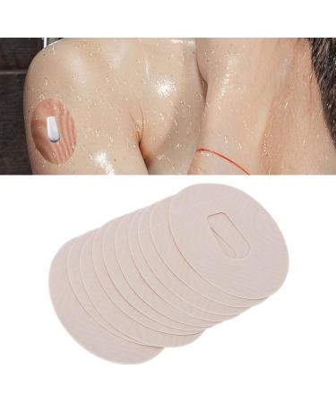 10 Pack Waterproof Adhesive Patches for Insulin Pumps | Universal CGM & Sensor Covers | Comfortable & Sweatproof (Black & Skin Color - Buy Online on GoSupps.com
