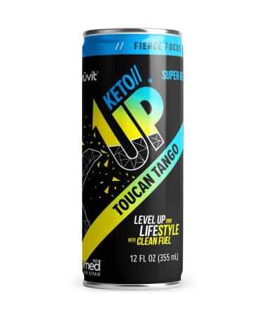 The Toucan Tango Keto//Up Drink Ready-to-Drink Ketones for Focus for Men and Women - 12 Pack