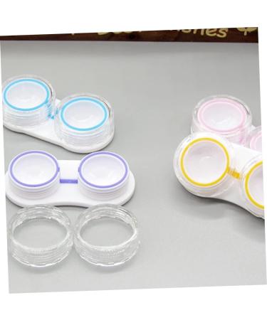 Shop Lurrose 15-Piece Lens Container Set - Travel-Safe Transparent Lens Organizer & Cute Accessories for Contacts - Ideal for International Shipping - Buy Online on GoSupps.com