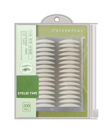 Natural Invisible Single Side Eyelid Tape Stickers(320Pcs Szie 4MM) Medical-use Fiber Eyelid Correction Strip Instant Eye Lift Without Surgery Perfect for Droopy Hooded Uneven Mono-Eyelids