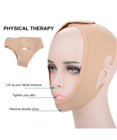 Buy Face Slimming Mask | Anti-Wrinkle V Line Belt for Chin & Jawline - Anti-Aging Compression for All Skin Types - Buy Online on GoSupps.com
