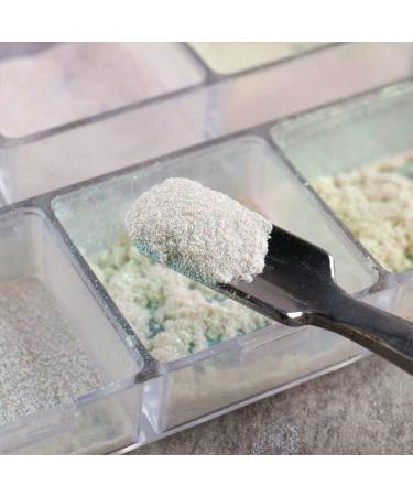 Chrome Nail Powder Set - 6 Colors Mirror Laser Aurora Chameleon Iridescent Pigment with Nail Glitter and Eyeshadow Sticks for Cat Eyes - Buy Online on GoSupps.com