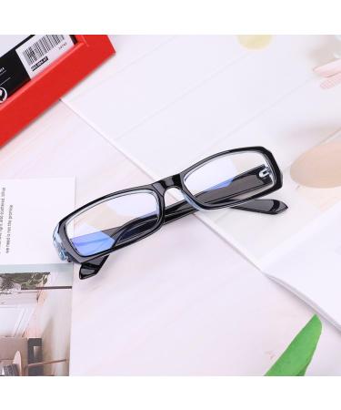 Buy Blue Light Locking Glasses | Anti-Glare Anti-Reflective Eyewear for Reading Gaming and Screen Use - Lightweight Square Nerd Eyeglasses - Buy Online on GoSupps.com