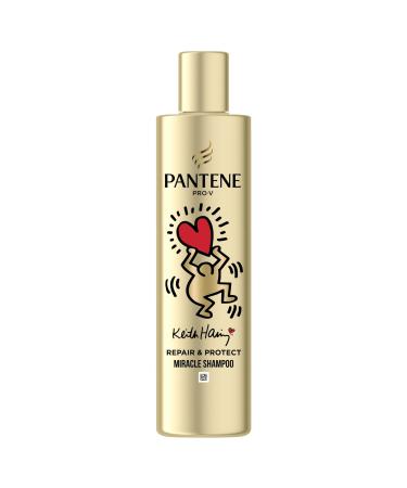 Pantene Pro-V x Keith Haring Art Collection Repair & Protect Shampoing Miracle 250ml pour Cheveux Fragiles et Ab m s Formule PRO-V avec Technologie Active Nutri-Plex Aide R parer les Cheveux Secs 250 ml (Lot de 1) Repair & Protect Shampoing Miracle
