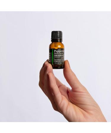 Peppermint Essential Oil (0.5 Fl Oz) - 100% Pure, Batch Tested & Third Party Verified for Premium Quality - Buy Online on GoSupps.com