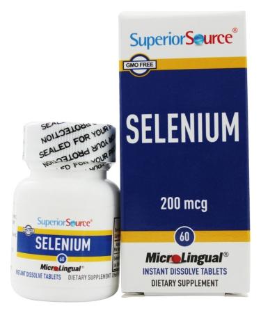 yhn Selenium Instant Dissolve 200 mcg -Dietary Supplement Creating Pure MicroLingual Vitamins Since 1998 in Our Family Owned Manufacturing Facility 60 Tablets