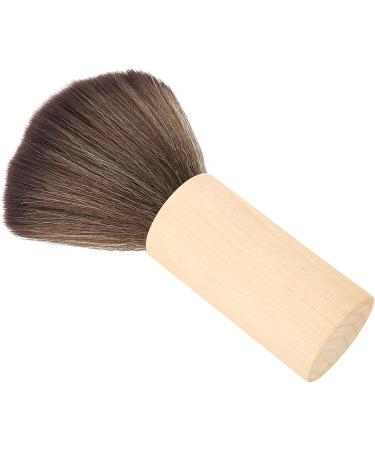 Demeras Barber Neck Duster Tool 15x6x4 Barber Cleaning Wood Handle Hair Sweep Brush Hairdressing Neck Face Duster Tool - Buy Online on GoSupps.com