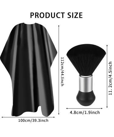 Professional Waterproof Barber Cape & Neck Duster Brush - Men's Hair Cutting Accessories | Shop Now - Buy Online on GoSupps.com