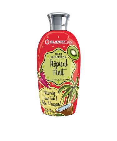 Supertan Tropical Fruits tingle sunbed tanning lotion cream 200ml