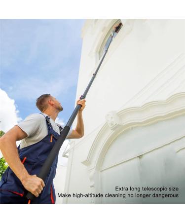 Window Cleaning Pole Water Fed Telescopic Brush Extendable Cleaner Conservatory Roof Suitable For Photovoltaic Panel Cleaning Windows Trucks 35cm Brush Head 6M/21FT - Buy Online on GoSupps.com