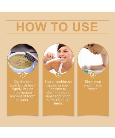 Gentle Teeth Cleaning Powder for Sensitive Teeth - Daily Oral Care Removes Tartar Keeps Teeth Sparkling Clean(3PCS) 1 Count (Pack of 1) - Buy Online on GoSupps.com