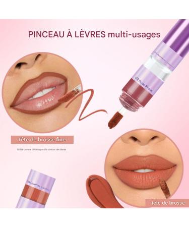 Argile Mate Pour L vres 4 En 1 Gloss Imperm able - Rouge L vres Longue Tenue Imperm able Pour Shopping R paration Fille Voyage Voyage D Affaires Sc ne Rendez-Vous R union - Buy Online on GoSupps.com