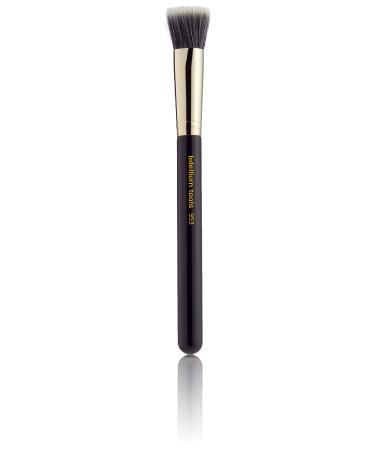 Bdellium Tools Professional Makeup Brush - Maestro Series 953 Duet Fiber Foundation - With Soft Synthetic Fibers For Precise Application of Foundation (Black 1pc)