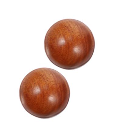Besportble 2 piece of health ball handball exercise role adult manual massage tools Useful health balls Hand medicine balls wooden ball gift adult handballs leisure balls 1