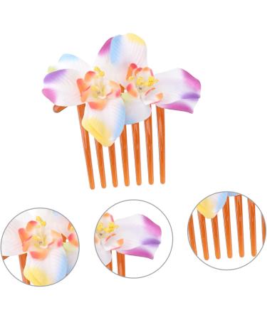 Angoily Holiday Hair Accessories Bridal Hair Clip Hawaiian Plumeria Hair Side Comb Bridal Headpiece Hawaiian Flower Petals for Wedding Hair Clips The Flowers Hair up Bride Pink - Buy Online on GoSupps.com