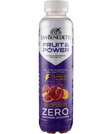  Italian Gourmet E.R. San Benedetto Fruit Power Pack of 48 energy drinks with apple pomegranate mango and pineapple flavor 40 cl disposable PET bottle + Italian Gourmet Polpa di Pomodoro 400 g box - Buy Online on GoSupps.com