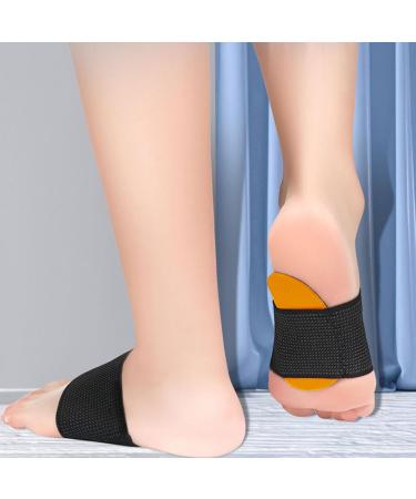 2 Pairs Arch Support Pads - Cushioning for Plantar Fasciitis Flat Feet & Heel Spurs - Comfort & Pain Relief Sleeves - Buy Online on GoSupps.com