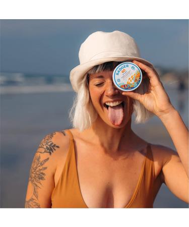 Badger Clear Zinc Sunscreen Cream SPF 40 - Unscented 2.4 oz | Natural Protection - Buy Online on GoSupps.com