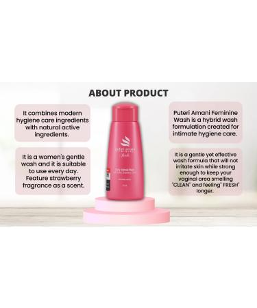 Gentle Vagina Wash - Natural pH Balance Feminine Wash 75ml with Chamomile and Licorice - Buy Online on GoSupps.com