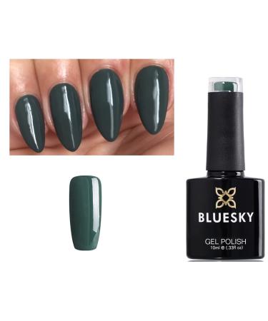 Bluesky Gel Polish Green Soldier Darkness Falls Dark Green A25 Nail UV LED Soak Off 10ml
