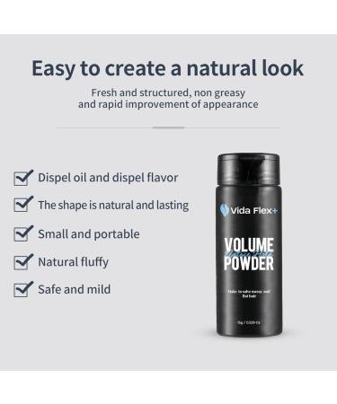 Hair Styling Powder for Men - Volumizing Texturizing Mattifying - 15g for Natural Matte Look - International Shipping Available - Buy Online on GoSupps.com