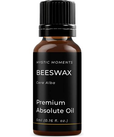 Mystic Moments Beeswax Absolute Oil 5ml - Pure & Natural for Skincare, Perfumery & Aromatherapy - Buy Online on GoSupps.com