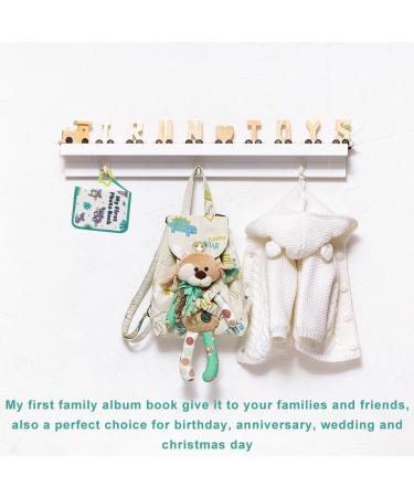 Baby Photo Albums | Soft Fabric Remembrance Book for Newborns | Record 17 Photos 4x6 Inches | Perfect Infant Keepsake - Buy Online on GoSupps.com