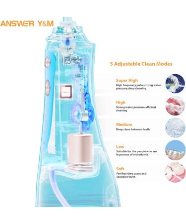 Best Mouth Shower Test Winner 2024 | 39000 VPM Electric Toothbrush & Oral Shower Set | IPX7 Waterproof - Perfect for Orthodontics - Buy Online on GoSupps.com