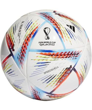 adidas FIFA World Cup Qatar 2022 Al Rihla Mini Soccer Ball - White/Pantone | Unisex-Adult - Buy Online on GoSupps.com