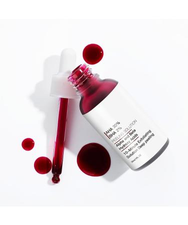 Aha 30% + Bha 2% Face Serum Aha Bha Peeling Solution Aha Bha Exfoliator Chemical Peels For Face Aha Bha Mask Red Skin Peel Bha Liquid Exfoliant For Pore Congestion Brightening Anti Aging Serum