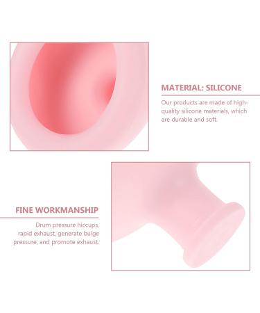 Baby Palm Chest Pressure Drum Cup | Silicone Massager for Baby Phlegm | Pink | 7.7X7.7X5.7CM - Buy Online on GoSupps.com