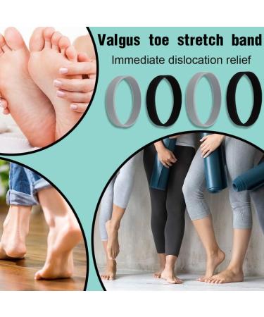 Hallux Valgus Toe Spreader Training Band Set | Bunion Pain Relief for Men & Women - 4 Pieces - Buy Online on GoSupps.com