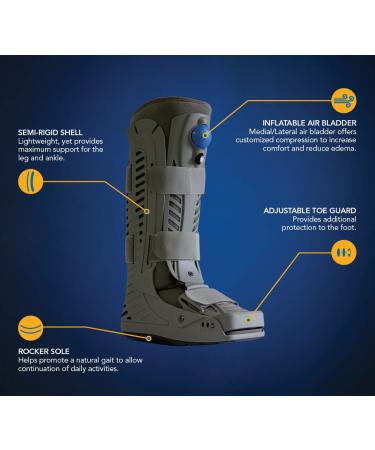 United Ortho 360 Air Walker Standard Fracture Boot - XL Grey - Buy Online on GoSupps.com