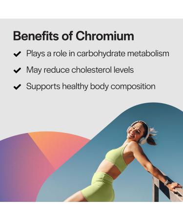 Pure Formulas Chromium 200 mcg Tablets, Glucose Metabolism Support Supplement for Daily Wellness, Non-GMO, Vegan, and Kosher, Chromium Nicotinate Glycinate for Metabolic Balance - 100 Count - Buy Online on GoSupps.com