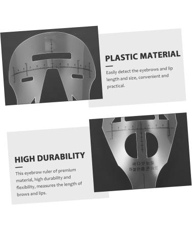 ABOOFAN 2 Pcs Make up Kit Manicure Tools Eyebrow Grooming Stencil Lip Ruler Carved Light Therapy Pen - Buy Online on GoSupps.com