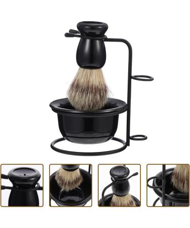 Fomiyes Metal Stand & Shaving Brush Set for Men - Premium Grooming Kit for an Ultimate Shave - Buy Online on GoSupps.com