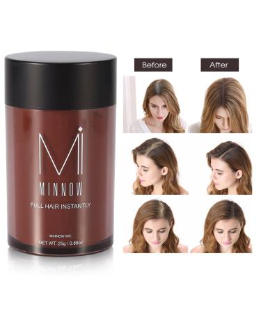 Hair Fiber Powder Baldness Concealer | Thickening Hair Building Fibers | Hair Loss Concealer for Thinning Hair - Auburn - Buy Online on GoSupps.com