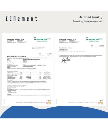 Calcium Citrate with Vitamin D3 120 Capsules for Bone Health | Prevent Low Calcium Levels | Additive-Free Allergen-Free Non-GMO | Zenement - Buy Online on GoSupps.com