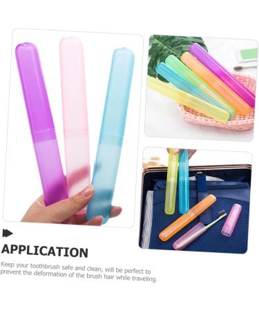 Sewoart 6-Piece Portable Toothbrush & Toothpaste Organizer Case - Travel-Friendly Toothbrush Holders for Business & On-the-Go - Buy Online on GoSupps.com