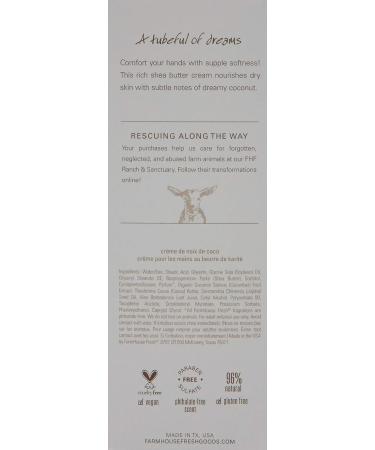 FarmHouse Fresh Coconut Cream Shea Butter Hand Cream - 2 Fl Oz - Buy Online on GoSupps.com