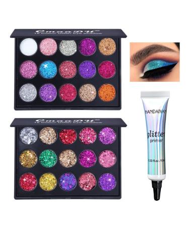 Yeweian 8 Colors Water Activated Eyeliner Palette Liquid Eyeliner Colorful  Set Hydra Graphic Eyeliner Makeup Neon Face Paint UV Glow Black White Red  Face Body Paint Clown Makeup Kit (01)