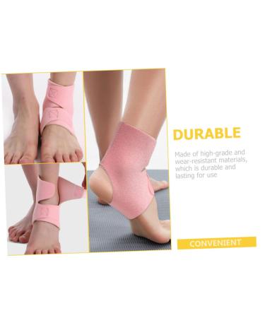 Healeved 4pcs Compression Ankle Brace - Washable Ankle Sleeves & Lipstick Keychain Holder for Men & Women - Pink Protective Case - Buy Online on GoSupps.com
