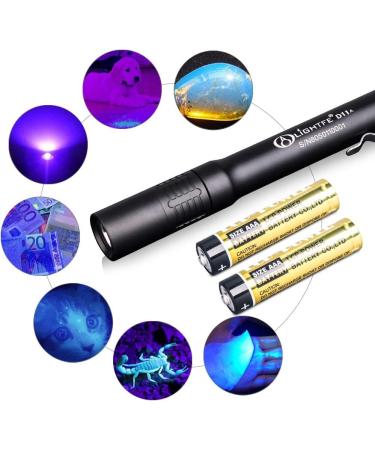 Lightfe D11A Black Light UV Flashlight - 395NM 3000MW LG LED for UV Curing & Detection - Buy Online on GoSupps.com