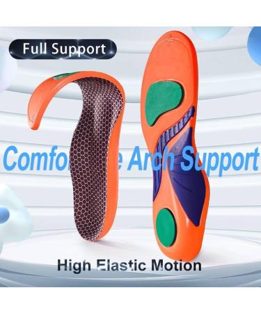 Anti-Fatigue Insoles for Plantar Fasciitis | Arch Support Shoe Inserts for Men & Women - Comfort & Pain Relief - Buy Online on GoSupps.com