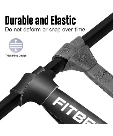 FitBeast Pull Up Bands Set - 5 Levels Resistance Bands for Calisthenics, CrossFit, Powerlifting - Black 30-60 LBS - Buy Online on GoSupps.com