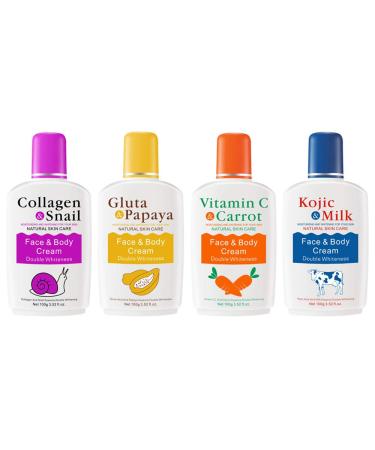 Moisturizing Face & Body Cream with Gluta & Papaya - Hydrating Skincare for All Skin Types | Shop Internationally - Buy Online on GoSupps.com