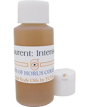 St. Laurent: Intense - Type For Men Scented Body Oil Fragrance Flip Cap - Brown - 1 oz. - ID#22655 1 Fl Oz (Pack of 1)